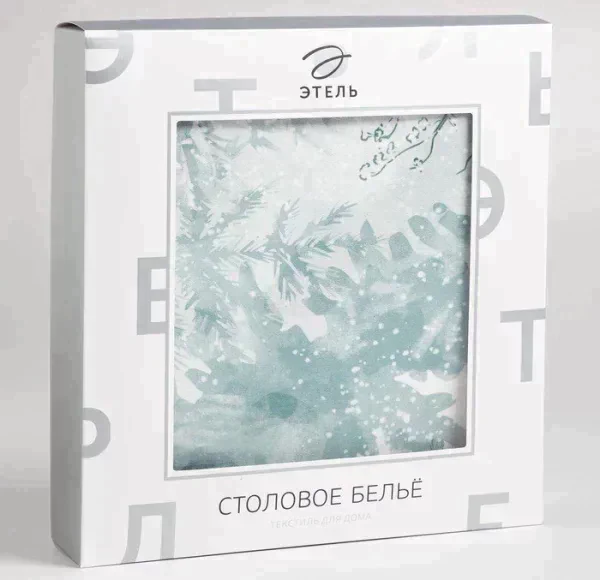 Скатерть "Этель" Winter mood 150х110+/-2 см с ГМВО, 100% хл, саржа 190 г/м2