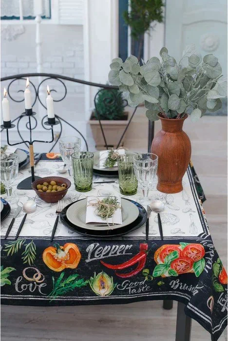 Скатерть «Этель: Delicious Fresh», 110 × 150 см, хлопок 100 %, саржа, 190 г/м²