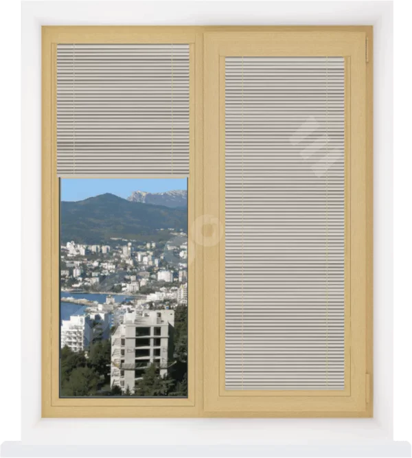 Кассетные жалюзи 10538 слоновая кость перфорированный