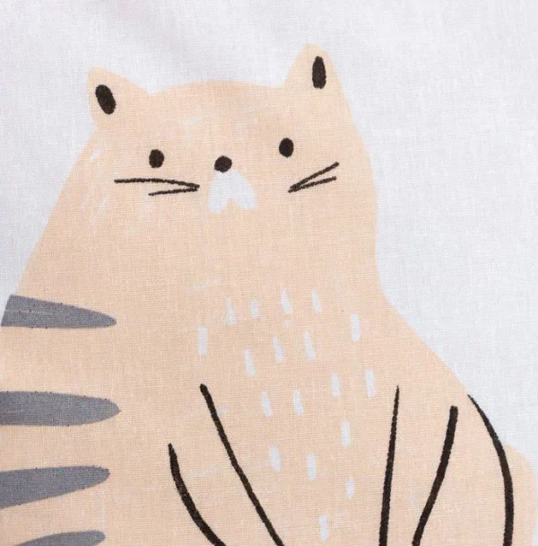 Постельное бельё Этель 1.5 сп Cat party, 143*215 см, 150*214 см, 50*70 см -1 шт,100% хлопок, бязь