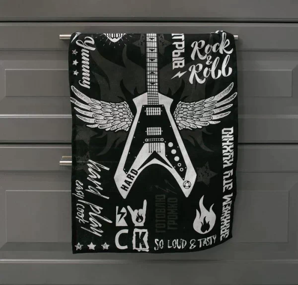 Полотенце кухонное «Let's rock» 35х60 см