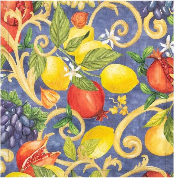 Набор столовый "Этель" Southern fruits скатерть 147*219 +/-2см с ГМВО, салф.40х40 см - 12 шт
