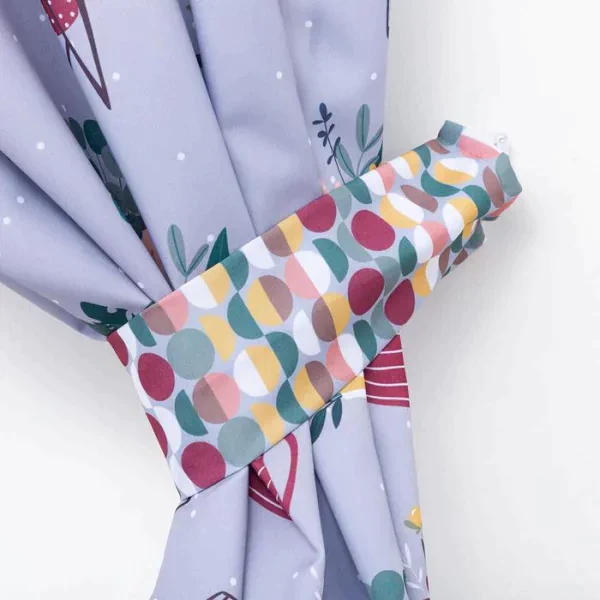 Комплект штор для кухни с подхватами Этель Hygge 145х180см-2 шт., 100% п/э
