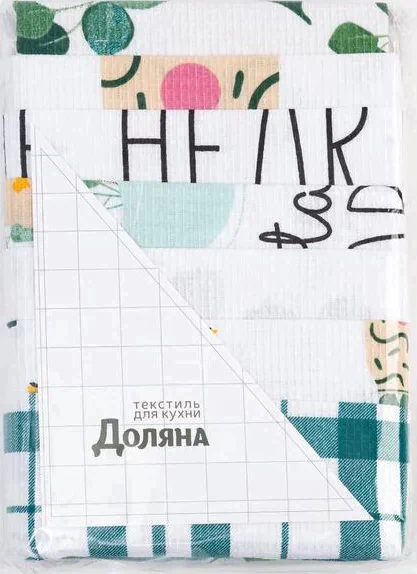 Набор кухонных полотенец Доляна Garden life 35х60см-7шт, 100% хл