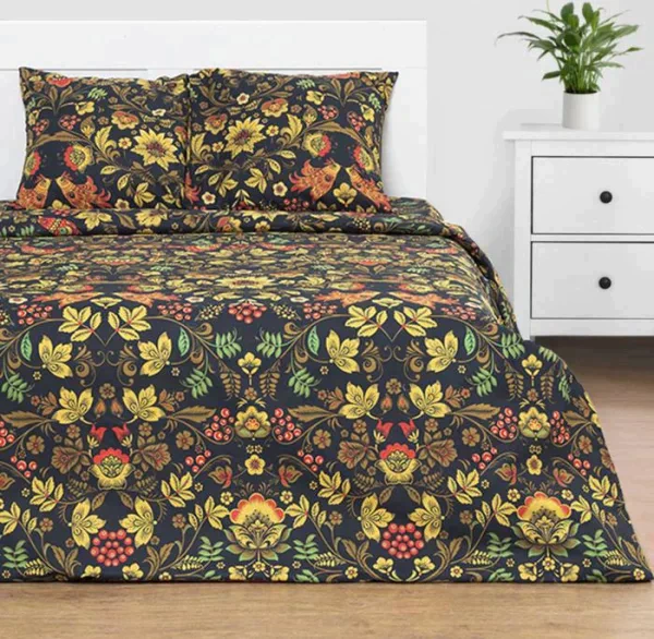 Постельное белье "Этель" 2 сп Russian style 175*215 см, 200*220 см, 70*70 см - 2 шт