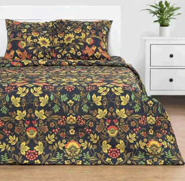 Постельное белье "Этель" 2 сп Russian style 175*215 см, 200*220 см, 70*70 см - 2 шт