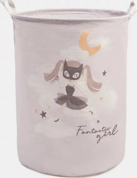 Корзинка текстильная Этель "Fantastic girl" 34х43 см