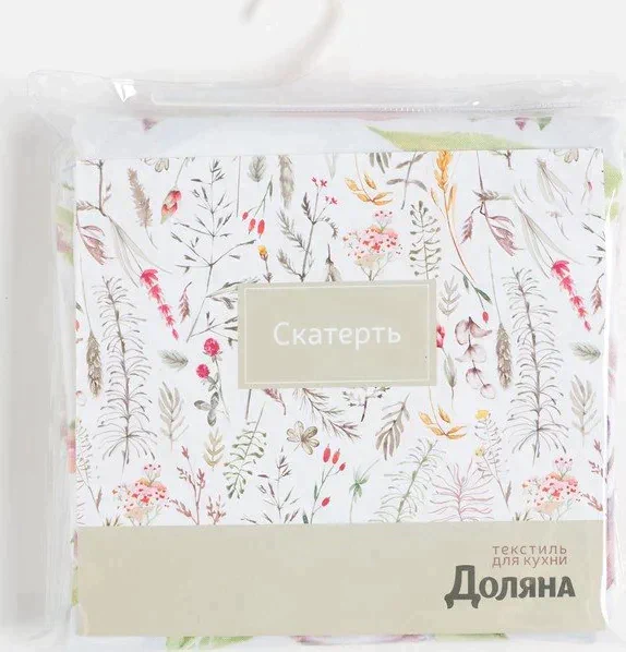 Скатерть Доляна «Цветочная сказка» 145х180 см, 100% п/э