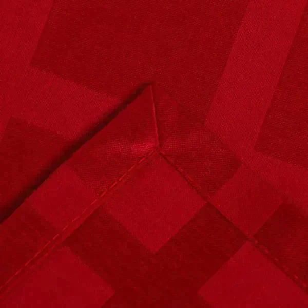 Скатерть "Этель" Geometry 150*220 +/-3см, цв.бордовый, пл. 192 г/м2, хл с ВГМО