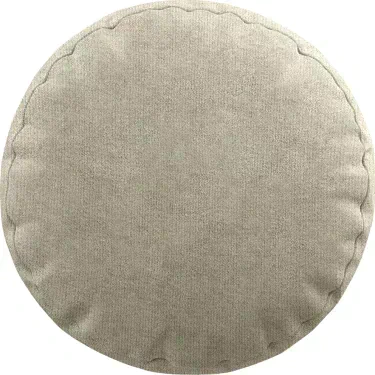 Подушка круглая Cortin cotton блэкаут светло-бежевый