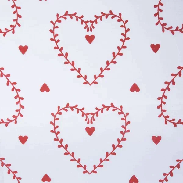 Постельное бельё "Этель" 1.5 сп Heart 143*215 см, 150*214 см, 70*70 см -2 шт, 100% хл, бязь