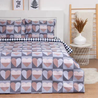 Постельное бельё LoveLife Евро «Сердца» 200х217см, 225х240см, 50х70см-2шт