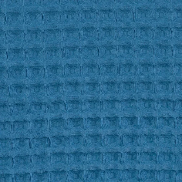 Полотенце вафельное банное Этель "Boho" 67*140 см, цв. синий, 100% хл, 290 гр/м2