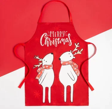Фартук детский Этель Merry Christmas 46*60 см,100% хл., саржа
