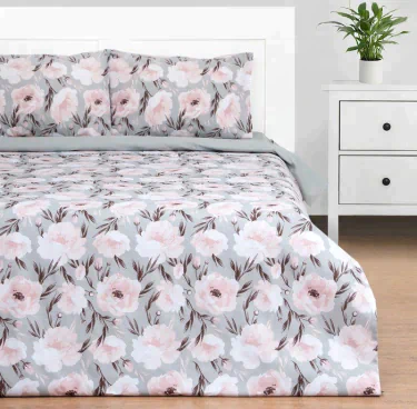 Постельное бельё Этель 1.5сп Peonies 143х215 см, 150х214 см, 50х70 см-2 шт, поплин,125 г/м2