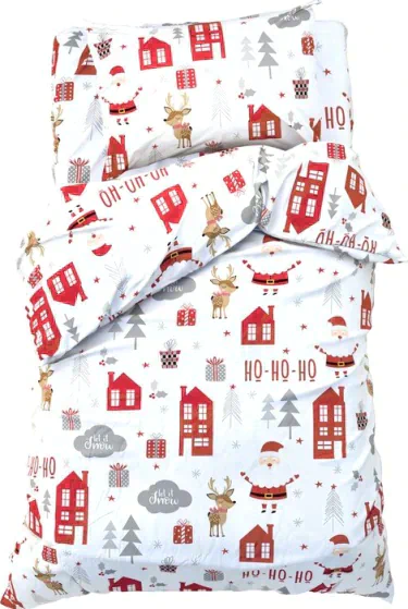 Постельное бельё Этель 1,5 сп "Christmas day", 143х215 см, 150х214 см, 50х70 см -1 шт, 100 % хлопок, бязь