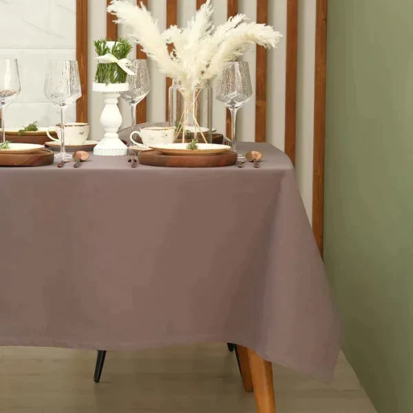 Скатерть Этель Kitchen 150х180 см, цвет коричневый, 100% хл, саржа 220 г/м2