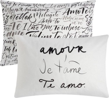 Комплект наволочек "Этель" Amore 50х70 см - 2 шт, 100% хлопок, бязь