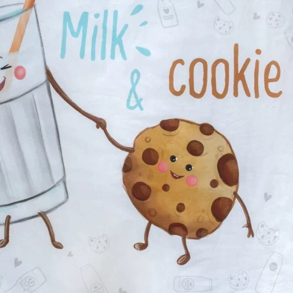 Постельное бельё "Этель" Milk&Cookie 143*215 см, 150*214 см, 50*70 см -1 шт, 100% хл, бязь 125 г/м2