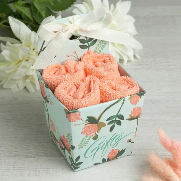 Набор махровых полотенец Gift 30х30 см-4шт, 100% хлопок 340 гр/м2