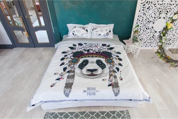 Постельное бельё "Этель" 2 сп Indian dream 175х215 см, 200х220 см, 50х70+3 см - 2 шт