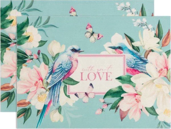 Набор салфеток на стол 2 шт. "Love" 40*29 см
