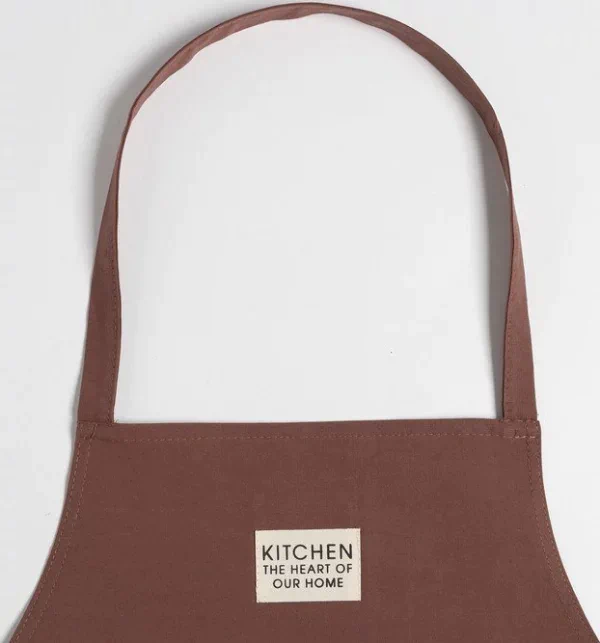 Фартук Этель Kitchen 60х70 см, цв. коричневый, 100% хл, саржа 220 г/м2