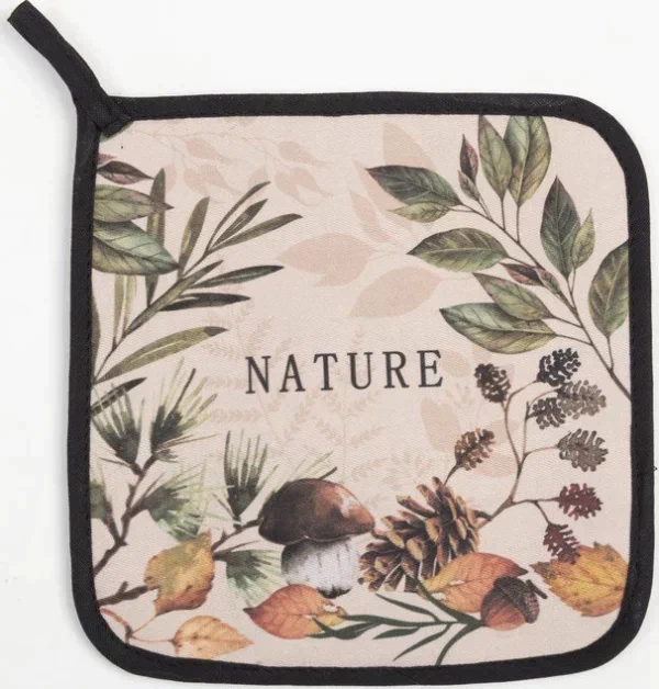 Прихватка "Nature forest" 19х19 саржа,100% х/л,ватин 250г/м2