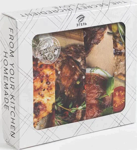 Набор полотенец "Этель" Meat dish 4 шт, 100% хлопок