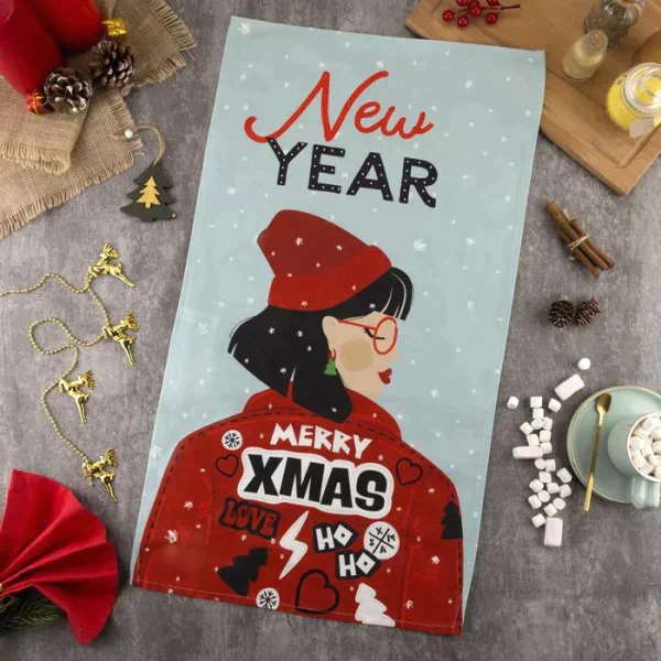 Полотенце "Этель" New year 40х73 см, 100% хл, саржа 190 гр/м2