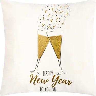 Наволочка Этель "New Year" 40х40 см, 100% п/э, велюр