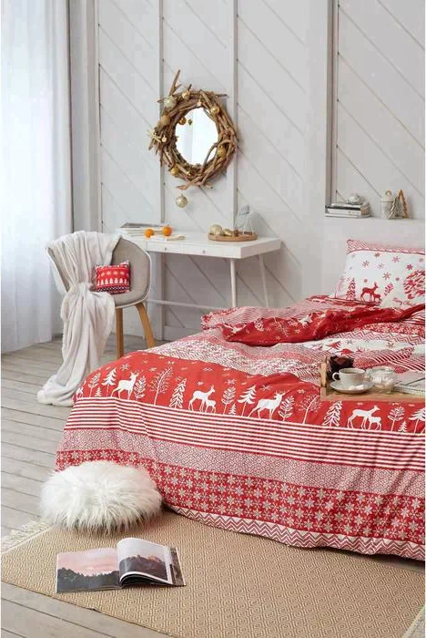 Постельное белье LoveLife 1,5сп "Reindeer" 143*215см,150*225см,50*70см-2шт