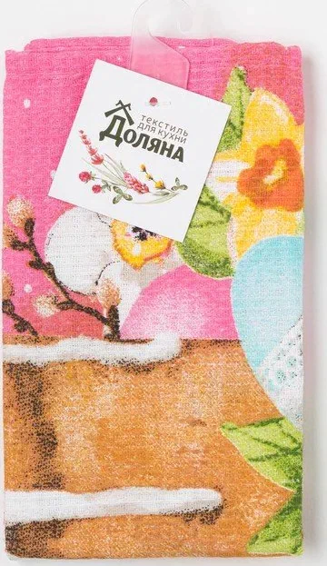 Полотенце пасхальное Доляна «Светлая пасха» 35х60 см, 100% хл, 160г/м2