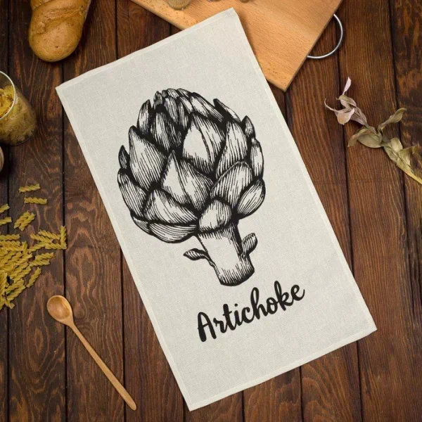 Полотенце кухонное Доляна Artichoke 35х60 см, 100% хл, 160г/м2