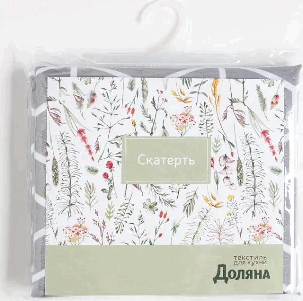 Скатерть Доляна Hexagon 145х110 см, 100% п/э