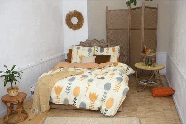 Постельное бельё «Этель» дуэт Autumn flowers 143*215 см - 2 шт, 220*240 см, 70*70 см -2 шт
