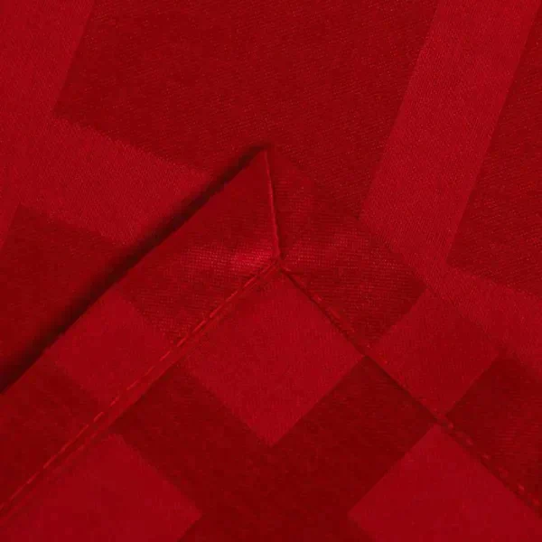 Скатерть "Этель" Geometry 150*110 +/-3см, цв.бордовый, пл. 192 г/м2, хл с ВГМО