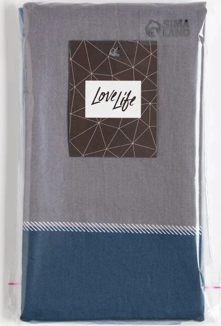 Наволочка LoveLife 50*70см, "Минимализм", 100% хлопок, сатин, 125г/м²
