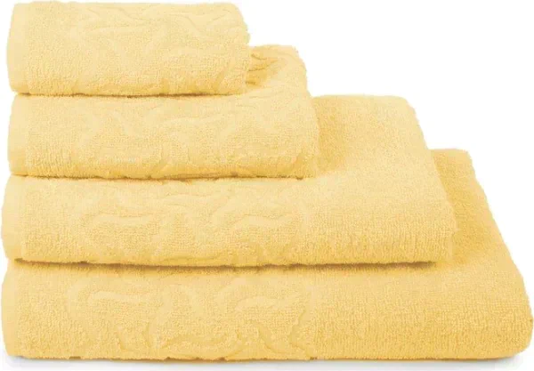 Полотенце махровое «Радуга» цвет жёлтый, 70х130, 295 гр/м