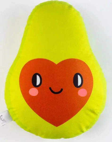 Подушка декоративная Этель "Сердце авокадо" 32х40 см, велюр, 100% п/э