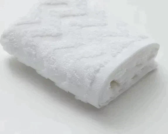 Полотенце махровое LoveLife Zig-Zag 30*60 см, цв. снежно-белый,100% хл, 360 гр/м2