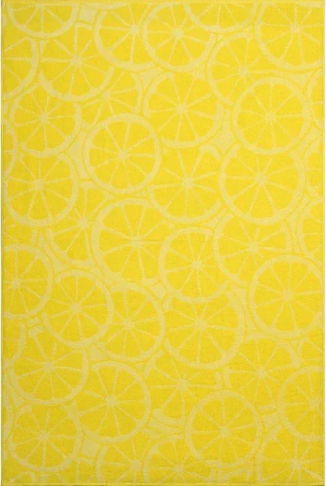 Полотенце махровое Lemon color, 50х90 см, цвет жёлтый