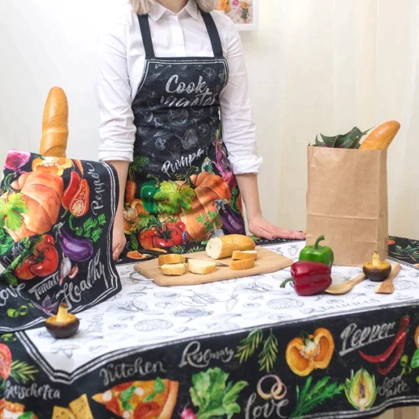 Фартук «Этель: Cook Master» 70х60 см, 100% хлопок, саржа 190 гр/м²