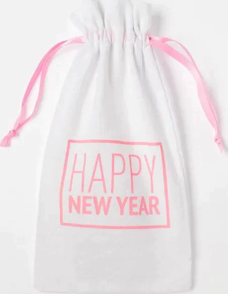 Набор в мешочке "Happy New Year" полотенце 40х73см, формочки для запекания 3 шт