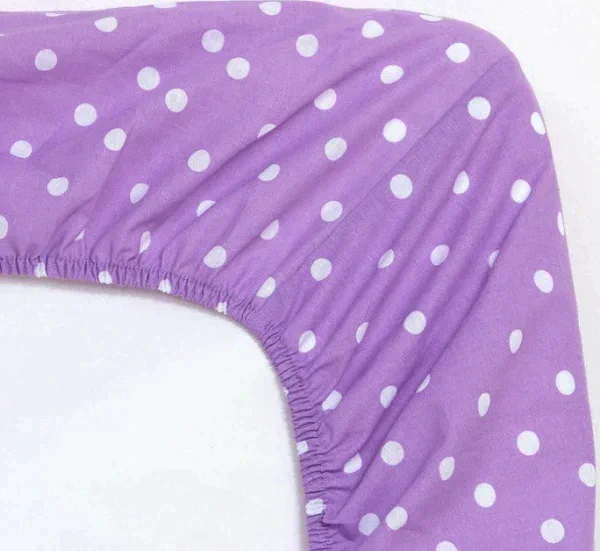 Простыня на резинке Этель 160х200х25 см, Purple style