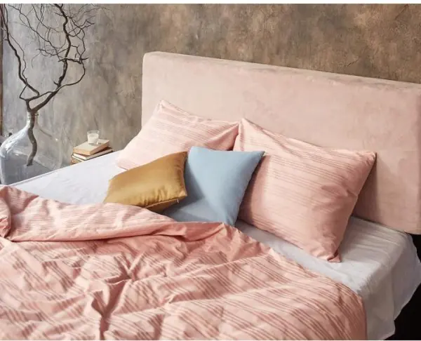 Комплект Этель "Rose gold" Пододеяльник 143*215,наволочка 70*70-1шт,страйп-сатин,125 г/м²