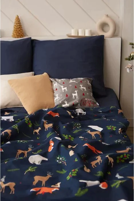 Постельное белье "Этель" Дуэт Winter animals 143*215 см - 2 шт, 240*220 см, 70*70 см - 2 шт