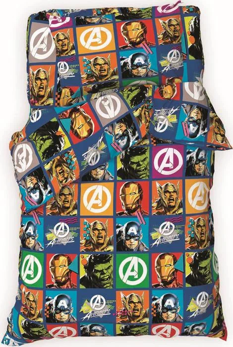 Постельное бельё 1,5 сп "Avengers" 143*215 см, 150*214 см, 50*70 см -1 шт