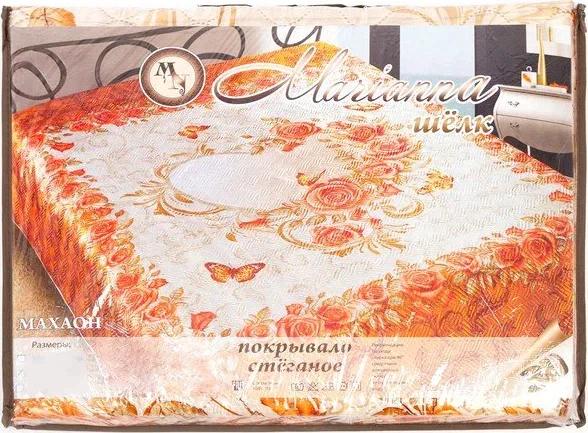 Покрывало 3D Marianna евро Махаон, 200х220 см, искус.шелк, п/э100%