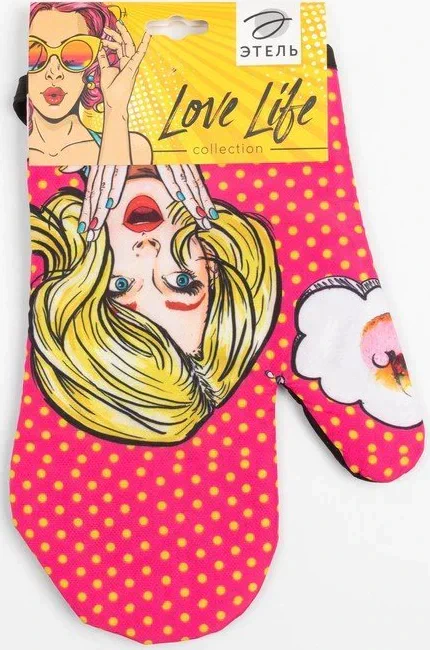 Варежка Этель Love Life "Мечтательница" 26*16 см, 100% п/э